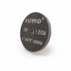 ลูกล้อใยสังเคราะห์ size : 4”x3/8”x9mm No.180 7P (สีเทา) SUMO