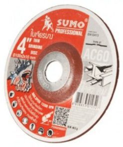 ใบเจียร 4” (100x2mm) AC60 TOP SHARP SUMO สีแดง