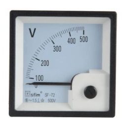 อนาล็อก AC โวลท์เตจมิเตอร์ 500V รุ่น SF-72-500V