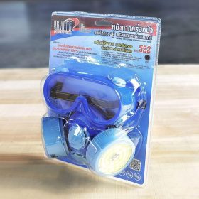 หน้ากากครึ่งหน้าแบบไส้กรองคู่พร้อมแว่นตา รุ่น 522 YAMADA STINTERTRADE