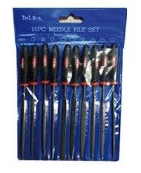 ชุดตะไบช่างทองพร้อมด้าม 3x140mm (10ตัว/ชุด) Tool Star