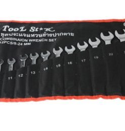ชุดประแจแหวนข้างปากตาย 12 ตัว/ชุด (มิล) TOOL STAR
