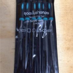 ชุดตะไบช่างทองพร้อมด้าม 5x180mm (6ตัว/ชุด) Tool Star