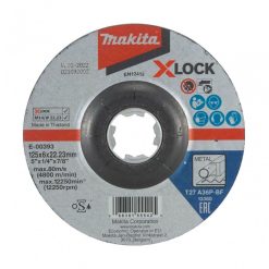 E-00393 แผ่นเจียร์ 5"X6 มิล ดำ X-LOCK
