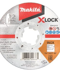 E-00505 แผ่นตัด 4"X1.2 มิล X-LOCK