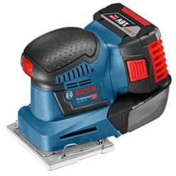 BOSCH เครื่องขัดกระดาษทรายสั่น 4X4" รุ่น GSS 18V-Li (SOLO)