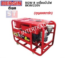 BERGIN เครื่องปั่นไฟดีเซล BGW-8