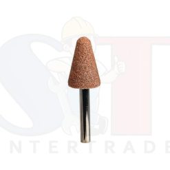 หินเจียรนัยแกน 6 mm. A-5 (19x28mm.) สีส้ม