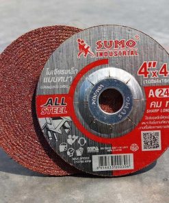 ใบเจียร 4” (100x4mm) หนา SUMO สีแดง