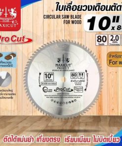 ใบเลื่อยวงเดือน size : 10"x80T MAXICUT Procut