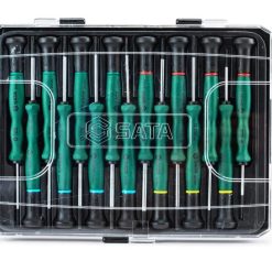 ชุดไขควงรวม 4แบบ 15 ชิ้น SATA 09317