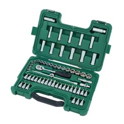 ชุดลูกบล็อก 3/8" 6เหลี่ยม 58 ชิ้น SATA 09004