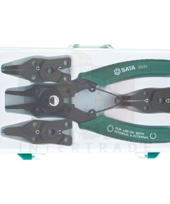 ชุดคีมถ่าง+คีมถอดแหวนเปลี่ยนหัวได้ 5 ชิ้น SATA 09251