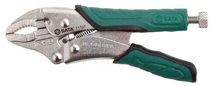คีมล็อคปากโค้งขนาด 10 นิ้ว SATA 71107