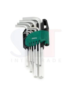 ชุดกุญแจยาวหกเหลี่ยม 9 ชิ้น  SATA 09107A