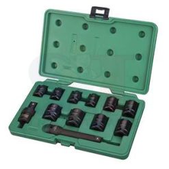 ชุดลูกบล็อกลมกระแทก 12 ชิ้น SATA 1/2" DR. 09009