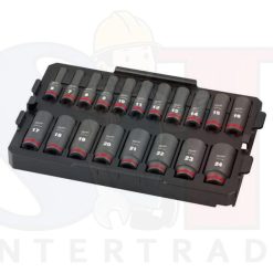 49-66-6816 ชุดลูกบล็อกกระแทก 3/8″ (19 ชิ้น) พร้อมถาดรอง