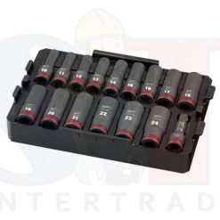 49-66-6818 ชุดลูกบล็อกกระแทก 1/2″ (16 ชิ้น) พร้อมถาดรอง