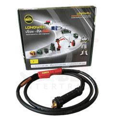 สายCo2+ปืนเชื่อม PANA 200AMP หัวพานา ท้ายยูโร ยาว 3 เมตร