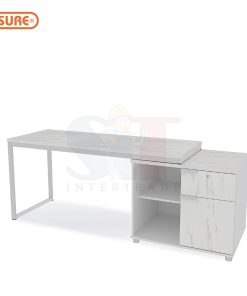 โต๊ะทำงาน 160 ซม. พร้อมตู้ 80 ซม.