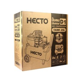 ปั๊มลมขับตรงโรตารี่ 3HP 25L HECTO รุ่น D1