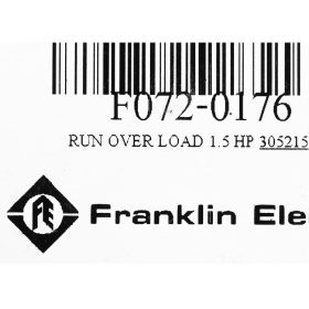 RUN OVER LOAD 1.5 HP STINTERTRADE