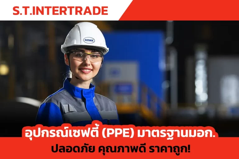 13 อุปกรณ์เซฟตี้ (PPE) มาตรฐานมอก. ปลอดภัย คุณภาพดี ราคาถูก!