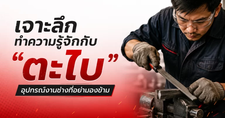 เจาะลึกทำความรู้จักกับ “ตะไบ” อุปกรณ์งานช่างที่อย่ามองข้าม
