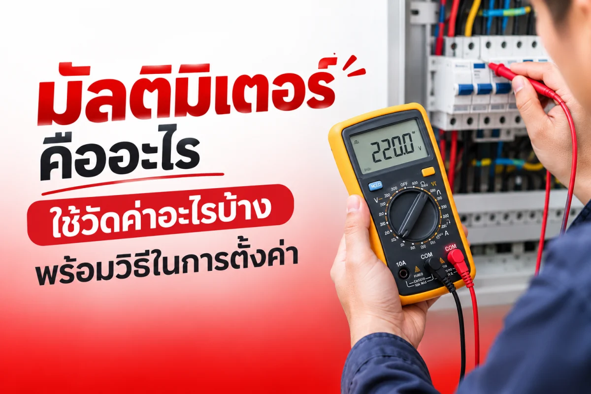 มัลติมิเตอร์ คืออะไร?
